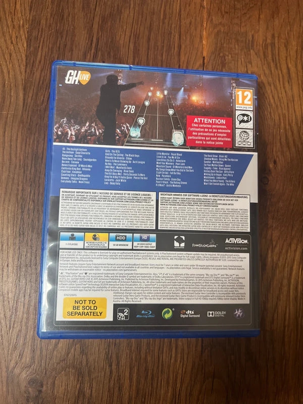 Jeu PS4 Guitar Hero live