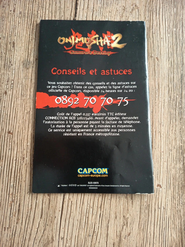 Jeu PS2 Onishima 2 samourai' destiny rare