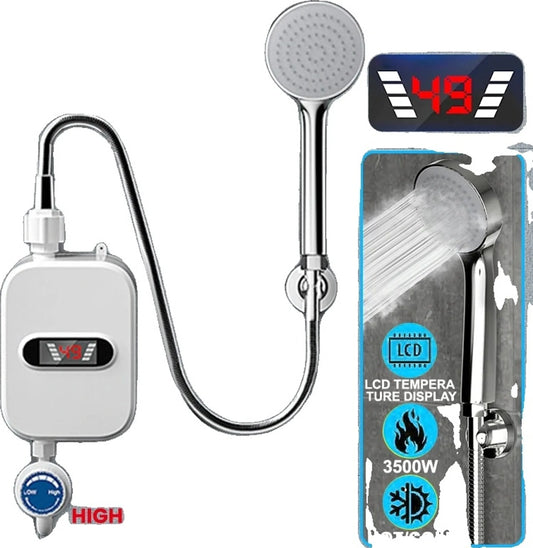 Chauffe-Eau Instantané 3500W – Robinet Chauffant avec Affichage Numérique