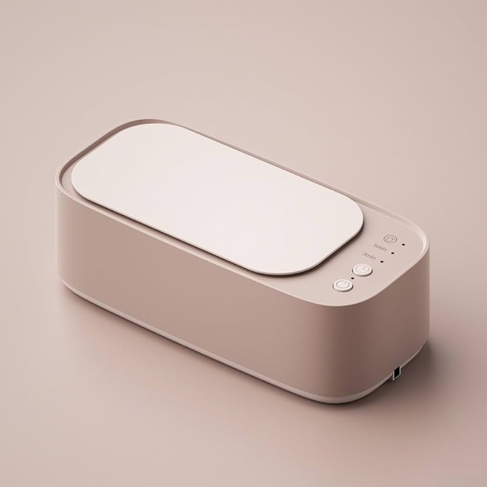 Nettoyeur Ultrason Portable pour Bijoux et Lunettes – Machine de Nettoyage pour Anneaux et Montres