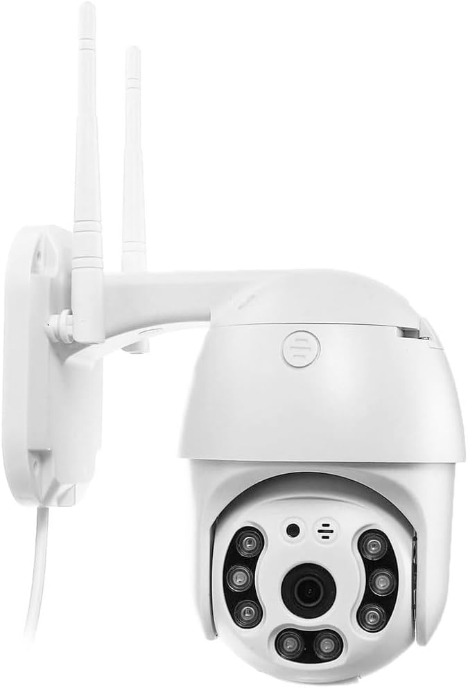 Caméra de surveillance WiFi extérieure sans fil 1080p – Vision nocturne, détection de mouvement, étanche – Sécurité maison intérieur/extérieur
