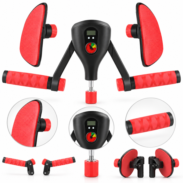 Entrenador de muslos con resistencia ajustable 77 lb (≈35 kg) – Fortalecimiento de muslos, glúteos, brazos y abdominales – Equipo de fitness para el hogar