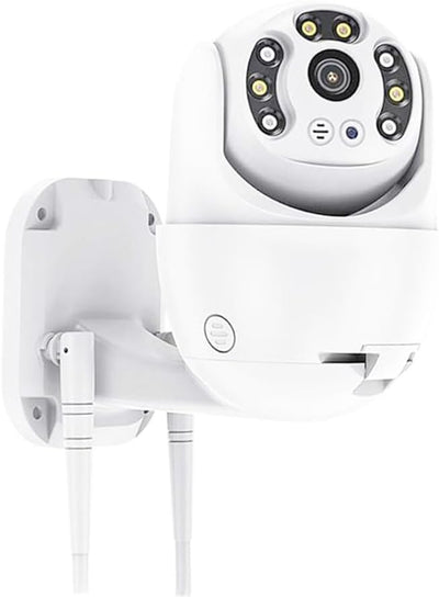 Caméra de surveillance WiFi extérieure sans fil 1080p – Vision nocturne, détection de mouvement, étanche – Sécurité maison intérieur/extérieur