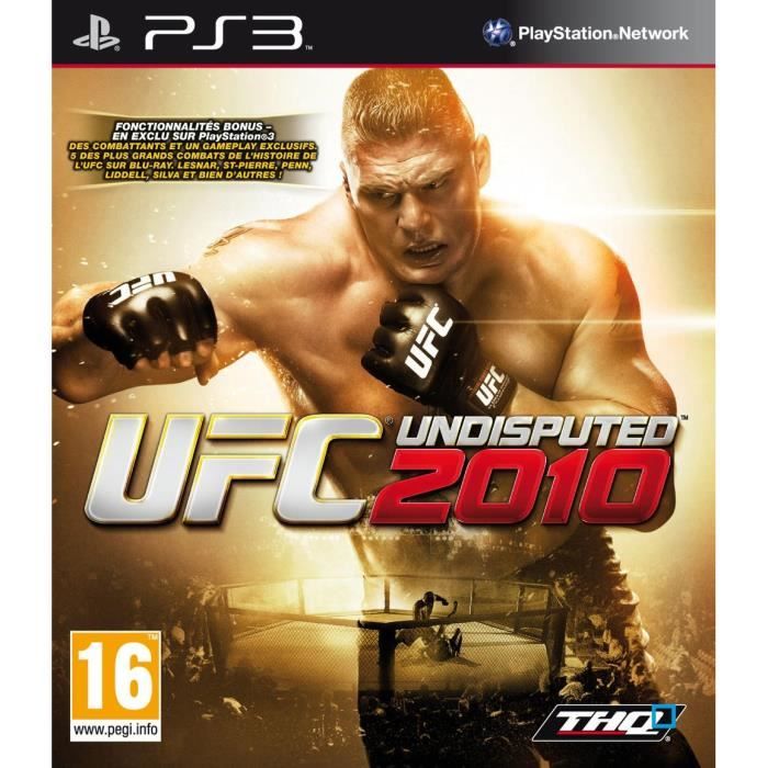 Jeu UFC Undisputed 2010 sur PS3