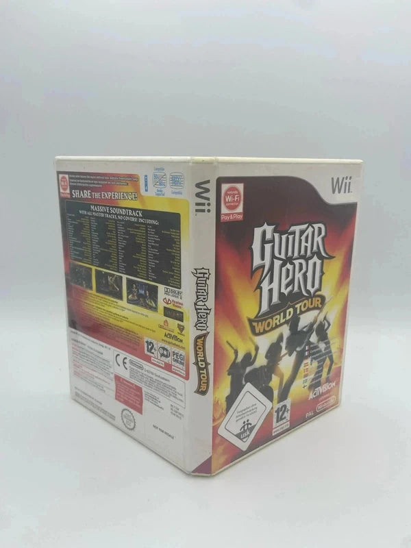 jeu video guitar hero world tour nintendo wii pal