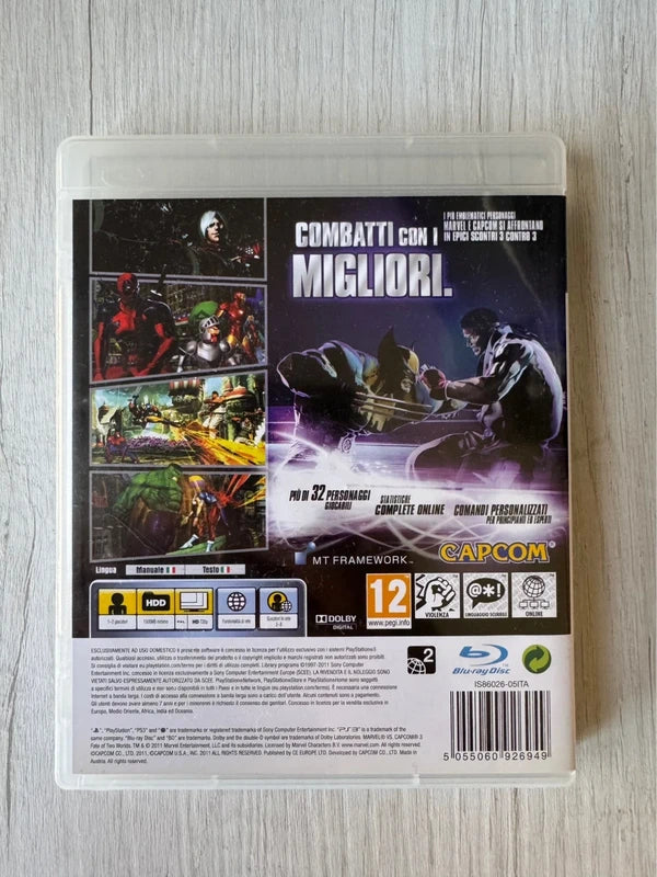 marvel vs capcom ps3