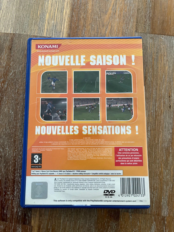 Jeu ps2 pro évolution 3