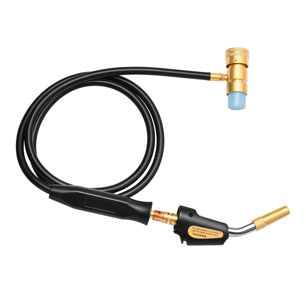 Torche Soudage Propane MAPP GJ6000 – Chalumeau 1,5 m Brasage Chauffage Barbecue Rétraction
