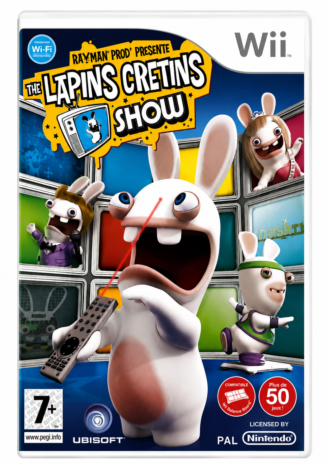 The Lapins Crétins Show – Jeu Wii | +50 Mini-Jeux | Party Game Multijoueur | PAL Français | Ubisoft
