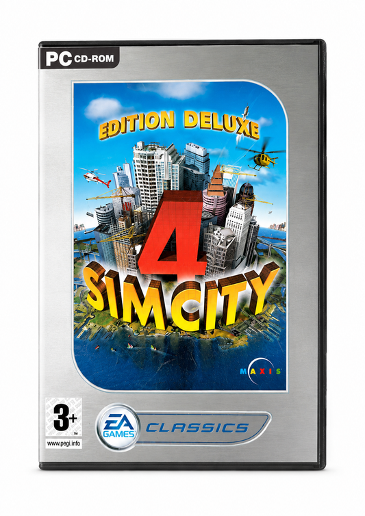 SimCity 4 Edition Deluxe PC CD-ROM FR Complet 2 Disques Jeu de Simulation Urbaine EA Games