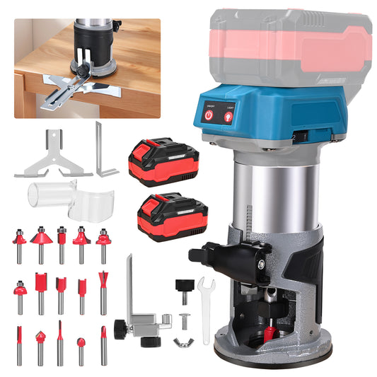 Défonceuse Électrique 2000W Multifonction – Machine de Fraisage et Gravure pour Bois – Outil de Rainurage et Découpe avec Accessoires