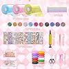 Kit Nano Tape Bubble 53 Pièces pour Enfants – Ruban Nano DIY avec Accessoires Créatifs – Jeu Créatif Licorne et Slime – Activité Manuelle Enfant