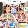 Kit Nano Tape Bubble 53 Pièces pour Enfants – Ruban Nano DIY avec Accessoires Créatifs – Jeu Créatif Licorne et Slime – Activité Manuelle Enfant