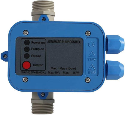 Contrôleur de Pompe à Eau IP65 10A – Interrupteur de Pression Automatique 110-240V