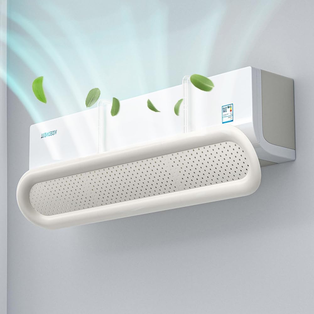 Déflecteur d'Air pour Climatiseur Mural Réglable – Pare-Vent Universel Anti Souffle Direct – Déflecteur de Climatisation pour Maison, Bureau, Chambre, Bébé et Personnes Sensibles