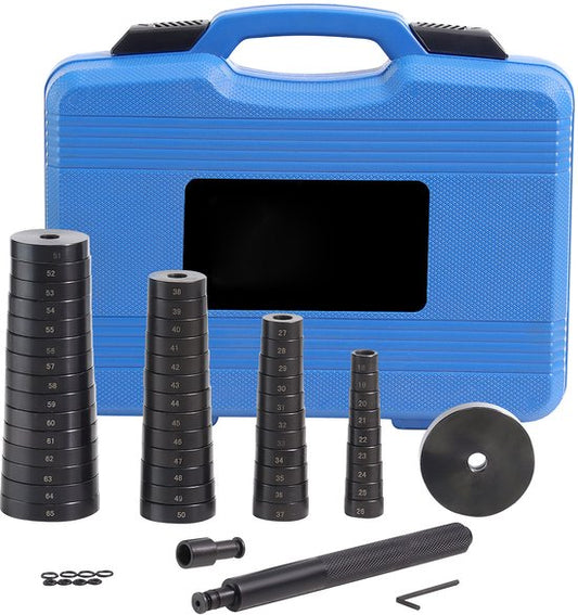 Kit Extracteur & Installateur de Roulements 52 Pièces – Outil Transmission & Essieu – Plage 18-65 mm