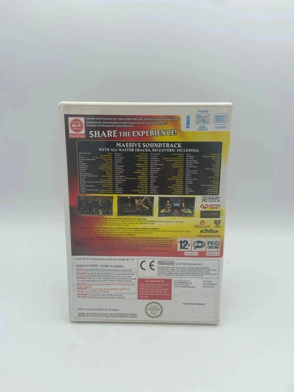 jeu video guitar hero world tour nintendo wii pal