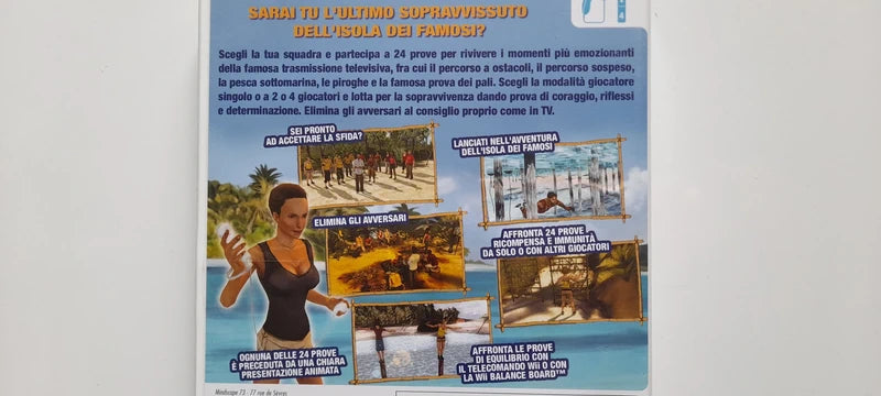 Gioco per nintendo wii l'isola dei famosi