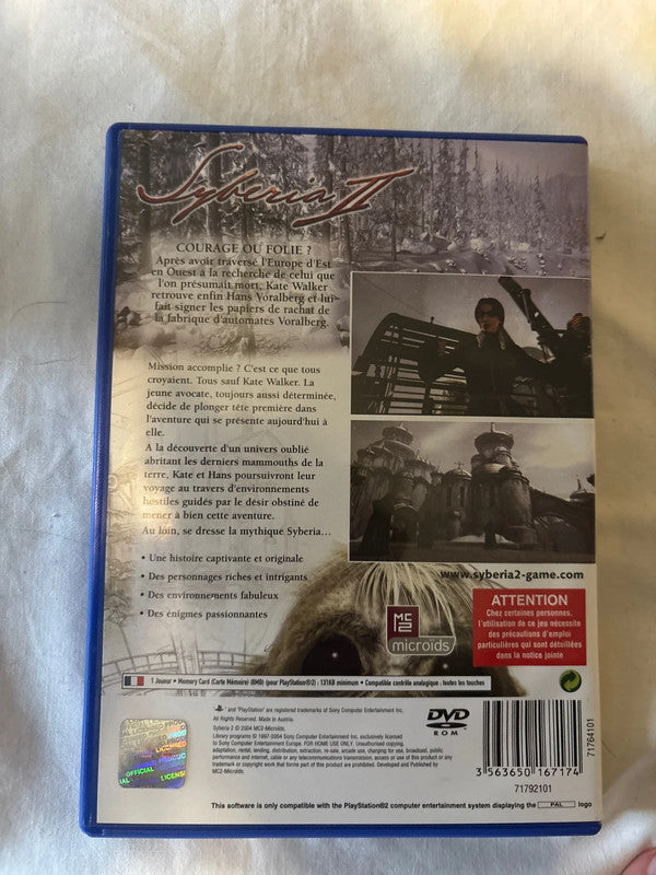 Syberia 2 ps2