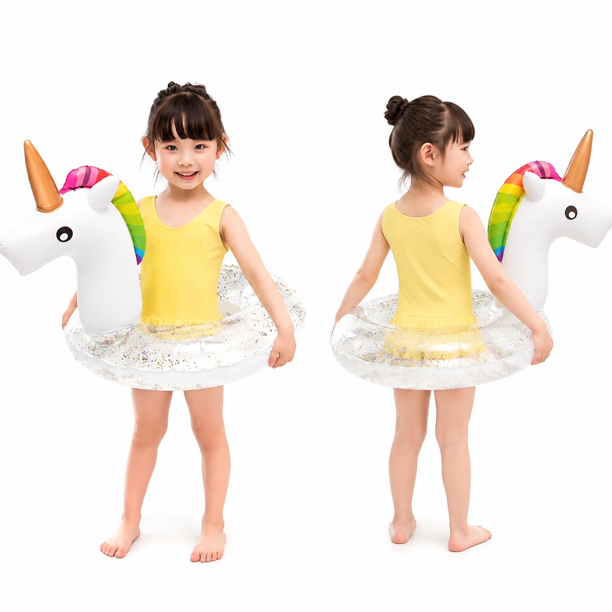 Bouée Gonflable Licorne pour Enfant – Anneau de Natation Piscine et Plage – Flotteur Été Enfant Sécurisé – Jouet Piscine Gonflable