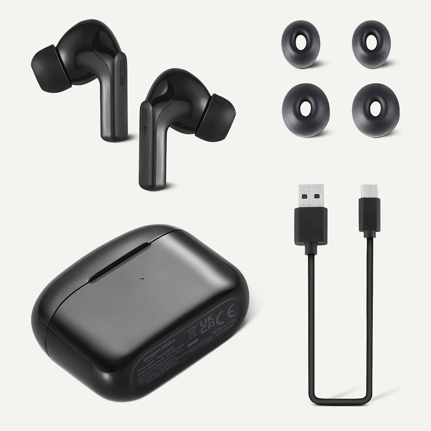 Écouteurs Bluetooth 5.4 True Wireless – Micro, IPX4, 28H Autonomie, Étui de Charge