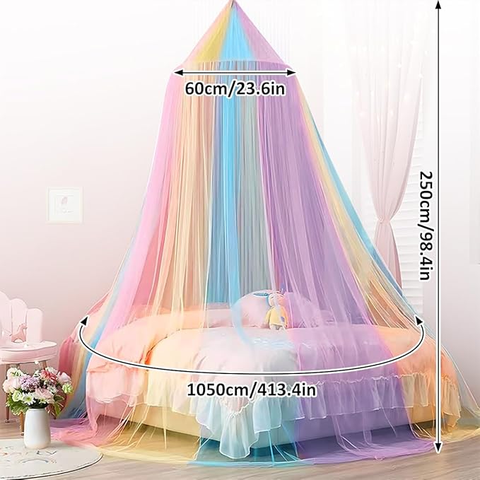 Moustiquaire de Lit Rose Universelle Pliable – Ciel de Lit Anti-Insectes pour Adulte Bébé Chambre Voyage Camping