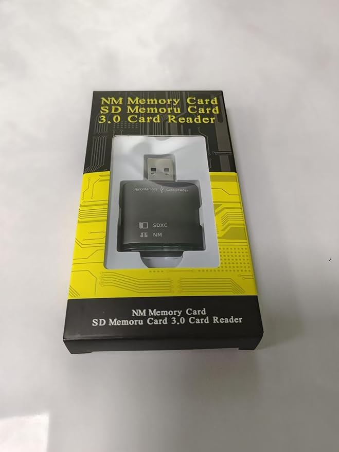 Lecteur Carte Mémoire USB 3.0 NM & SD – Adaptateur Nano Memory Huawei Haute Vitesse pour PC Smartphone