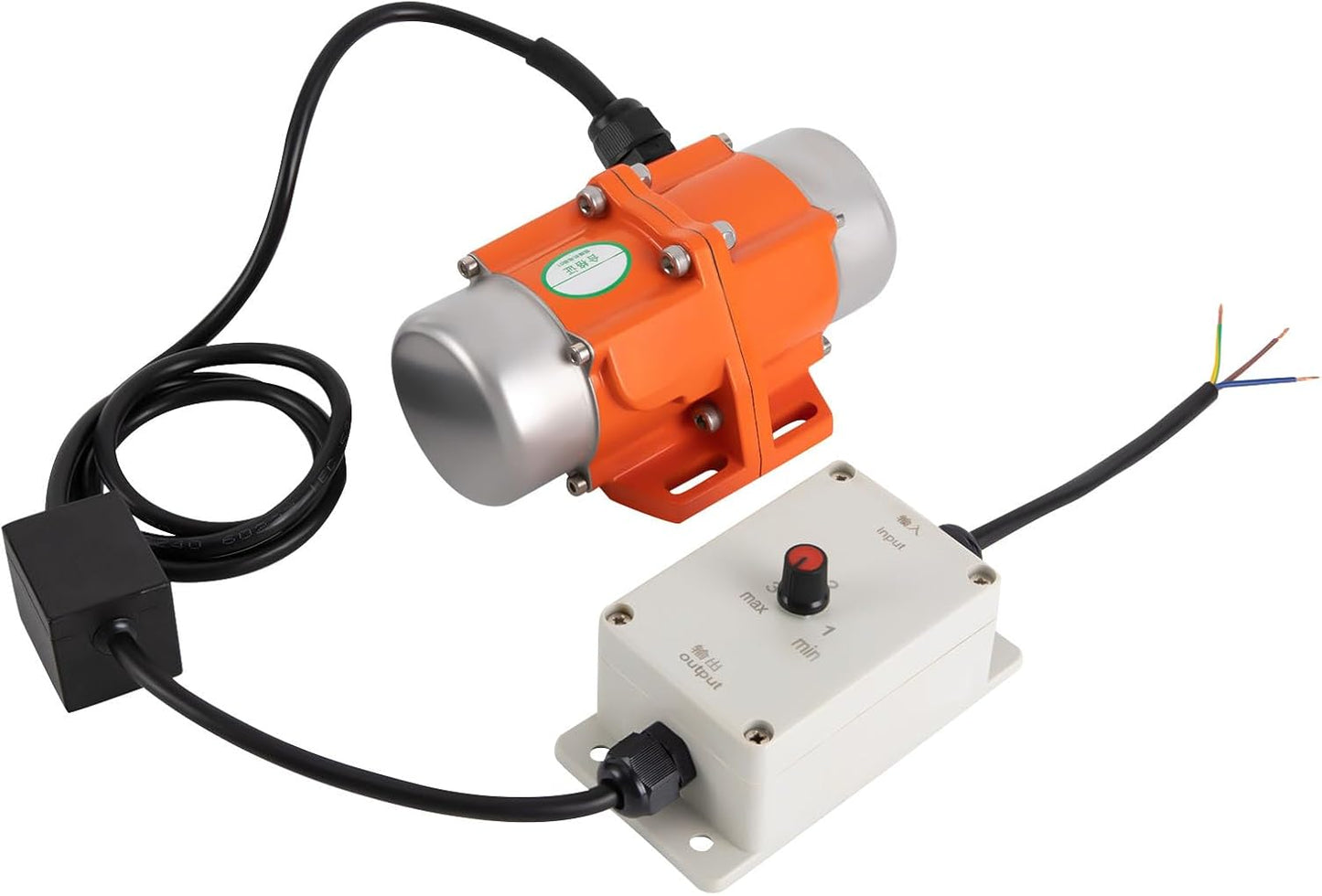 Moteur Vibrant Électrique 30W 3000 tr/min – Moteur de Vibration Monophasé avec Variateur