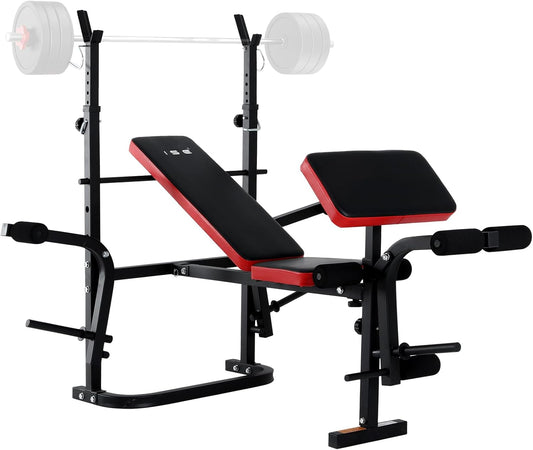 Banc de Musculation Multifonction Pliable Réglable – Développé Couché, Butterfly, Abdominaux – Entraînement Complet à Domicile