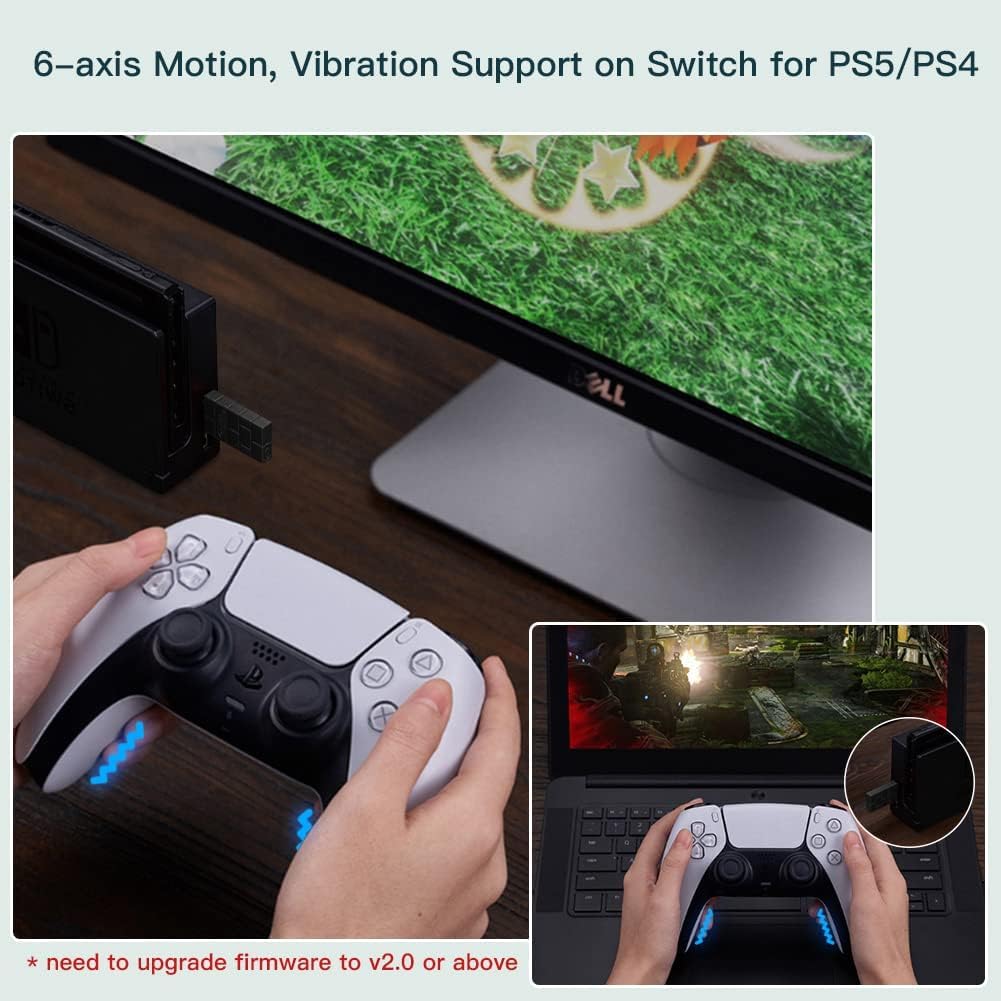 Adaptateur Bluetooth USB Sans Fil Compatible PS5 PS4 Xbox Switch PC Android Raspberry Pi – Récepteur Manette Gaming 8BitDo Wireless Adapter 2
