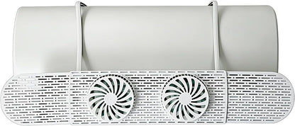 Déflecteur d'Air pour Climatiseur Mural – Ventilateurs Intégrés, Réglable, Sans Perçage