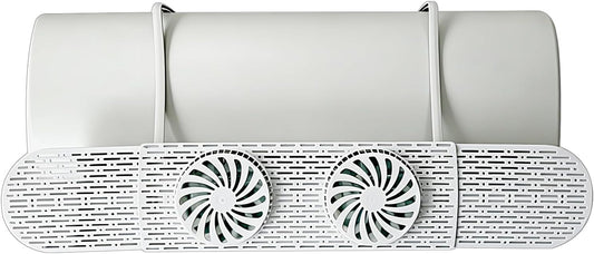 Déflecteur d'Air pour Climatiseur Mural – Ventilateurs Intégrés, Réglable, Sans Perçage