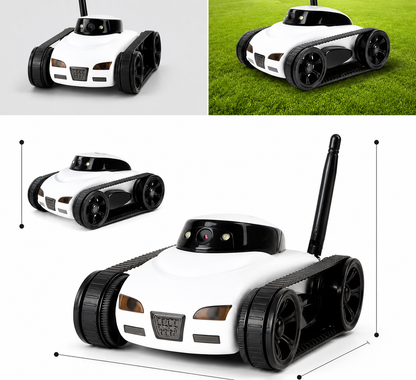 Voiture Télécommandée WiFi avec Caméra HD – Char RC à Chenilles Tout-Terrain – Contrôle Smartphone Enfants & Adultes