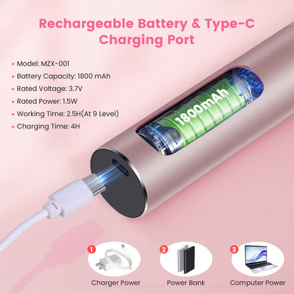 Râpe Électrique Pieds 2 en 1 Rechargeable – Éliminateur Callosités et Peaux Mortes