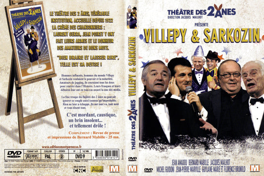DVD THÉÂTRE DES 2 ANES VILLEPY & SARKOZIN