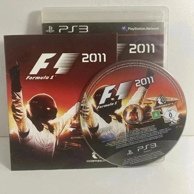 f1 2011 ps3 sony playstation 3 pal jeu vidéo complet course formule 1 voiture