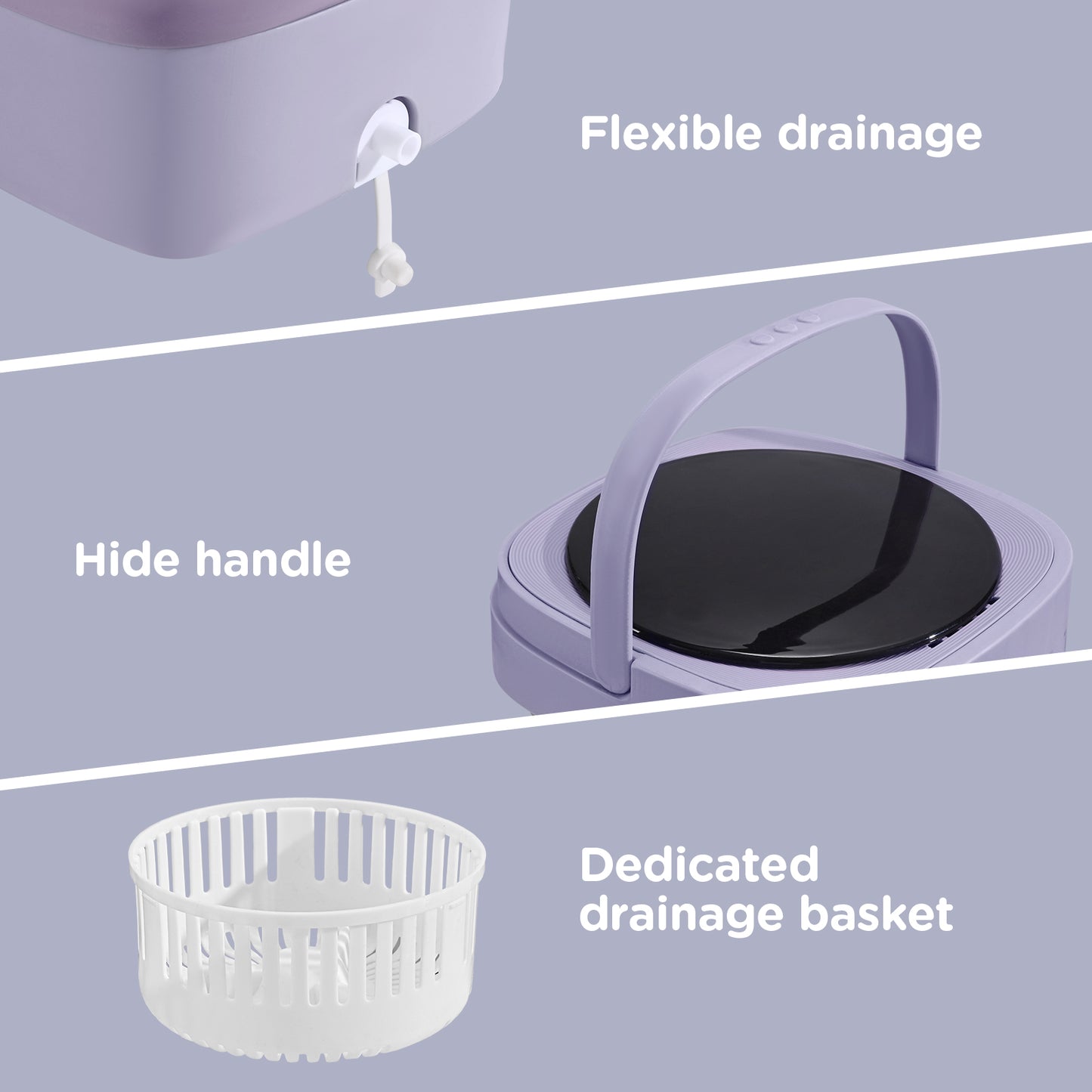 Mini Machine à Laver Pliante 6,5 L – Seau à Linge Portable pour Sous-Vêtements et Chaussettes