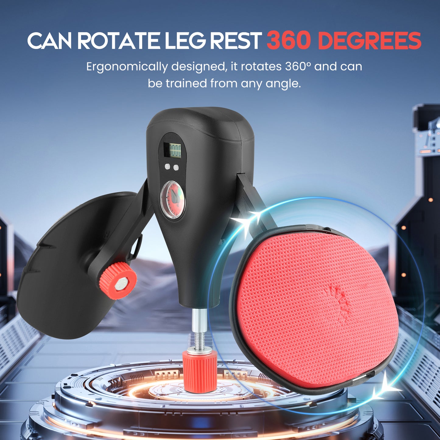 Entraîneur de Cuisses à Résistance Réglable 77 lb – Appareil de Fitness au Sol avec Poignées Rembourrées – Entraînement Bras, Cuisses et Fessiers