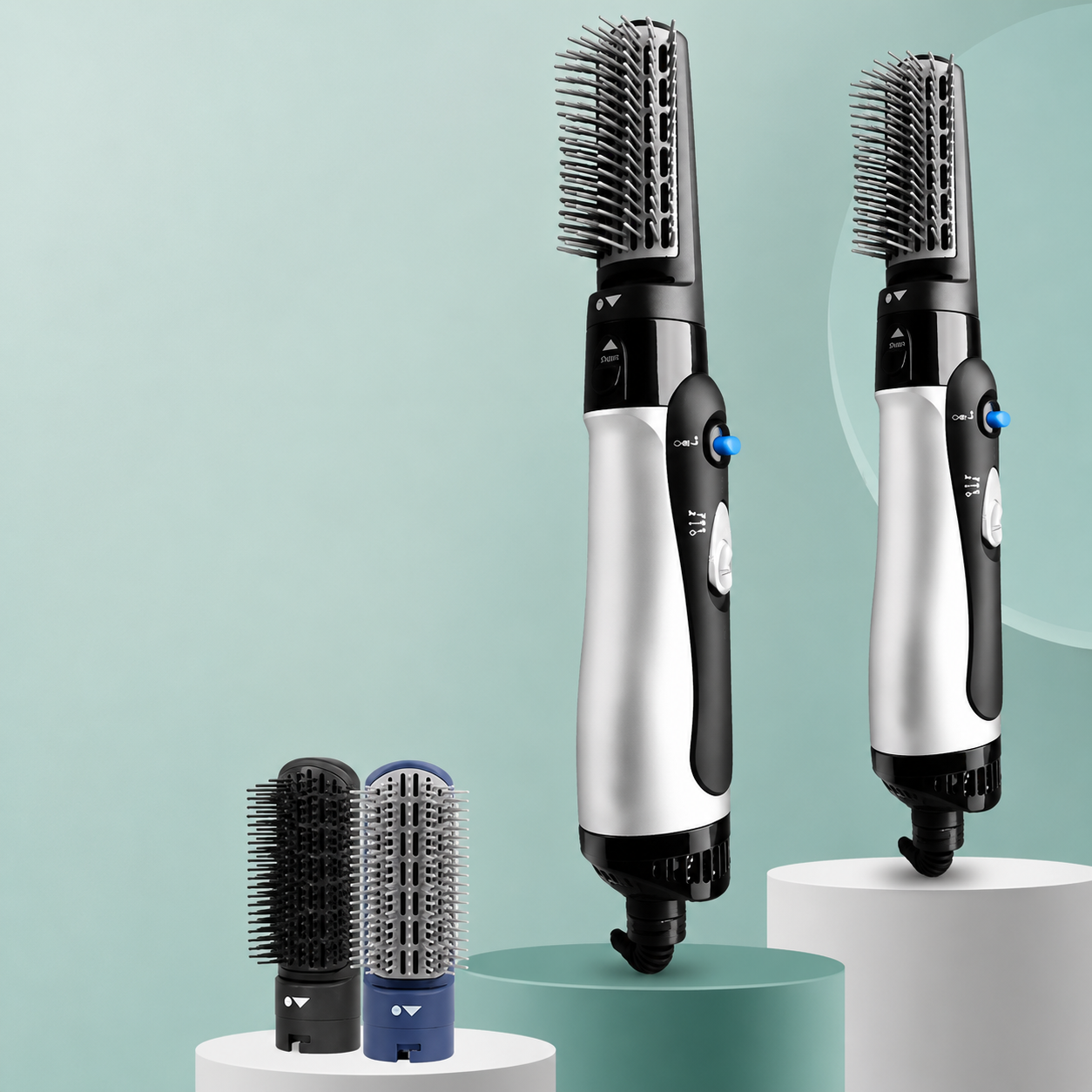 Brosse Soufflante 3 en 1 électrique – Sèche, Lisse et Volumise | Prise UE | Noir