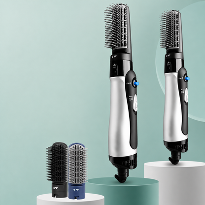 Brosse Soufflante 3 en 1 électrique – Sèche, Lisse et Volumise | Prise UE | Noir