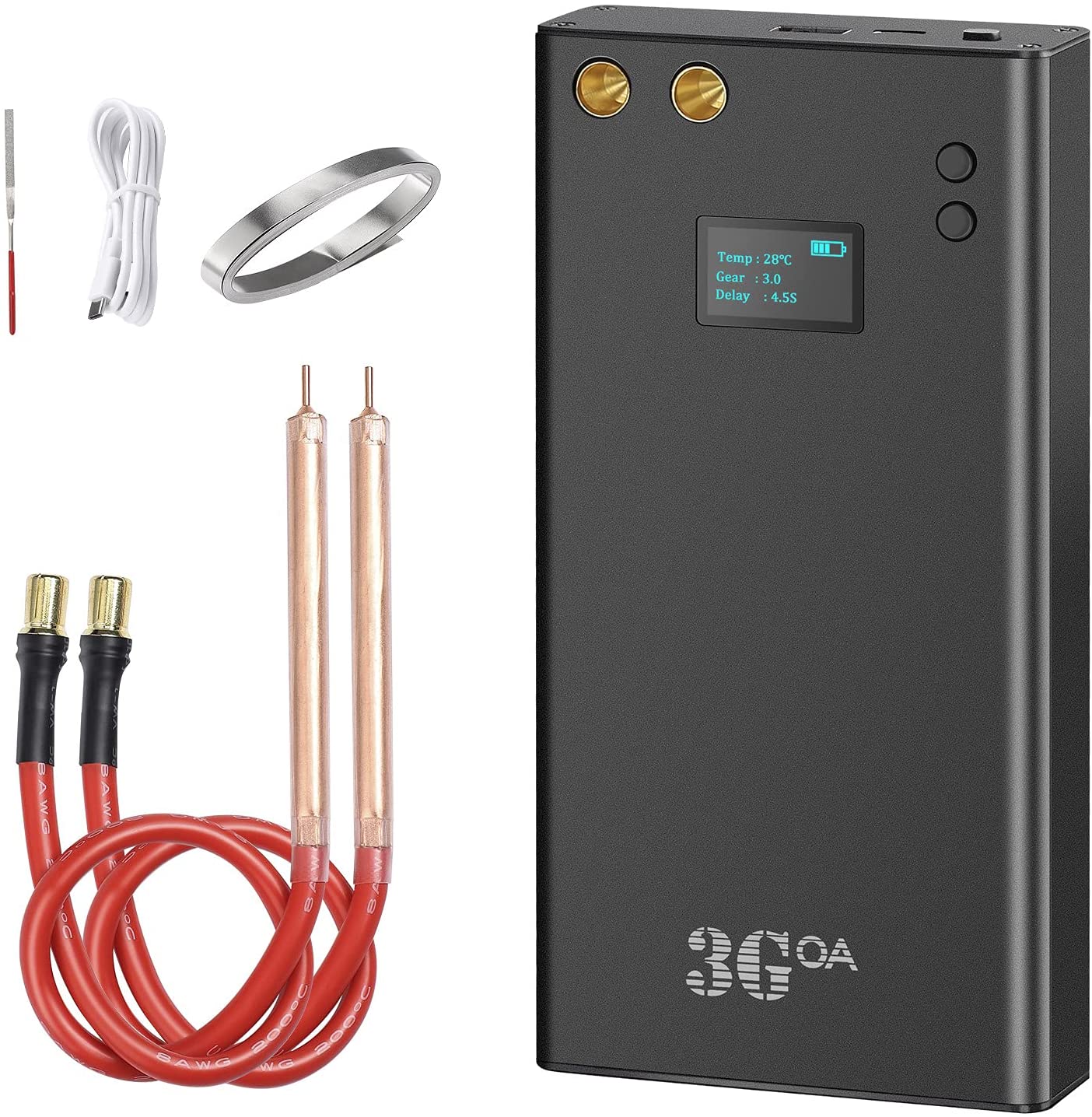Mini Soudeuse par Points Portable Numérique pour Batteries Lithium 18650 26650 – Machine de Soudage DIY Réglable USB
