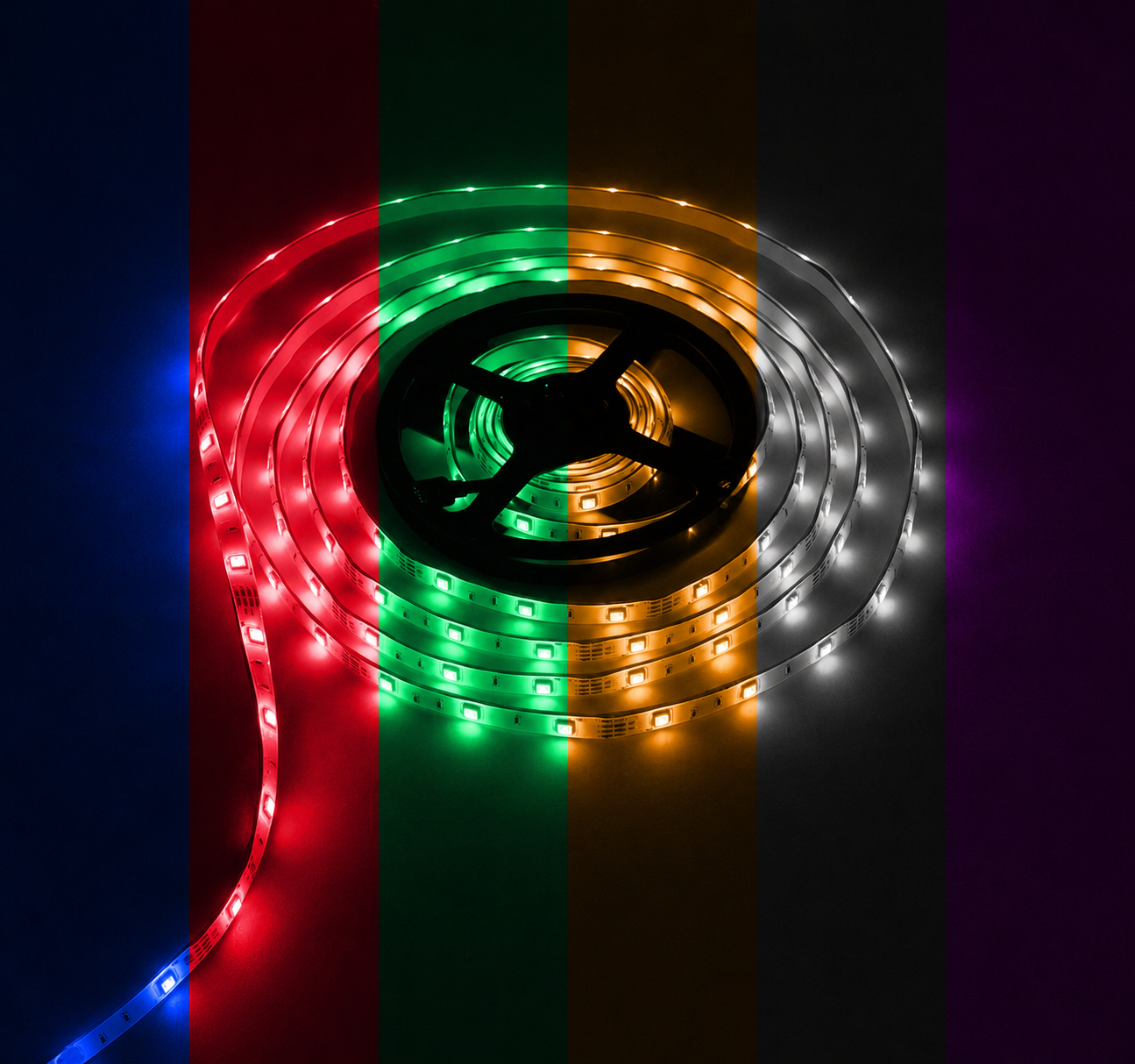 Ruban LED WiFi 15 m RGB Multicolore – Compatible Alexa & Google Home – Synchronisation Musique