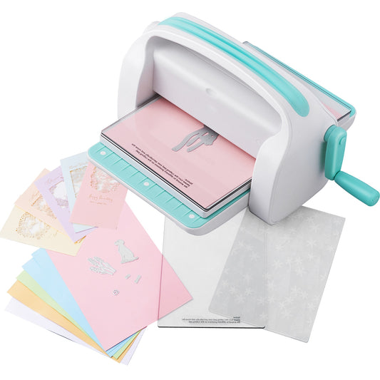 Machine de Découpe et Gaufrage Manuelle 6/9 Pouces – Mini Presse Scrapbooking – Outil DIY Cartes & Loisirs Créatifs