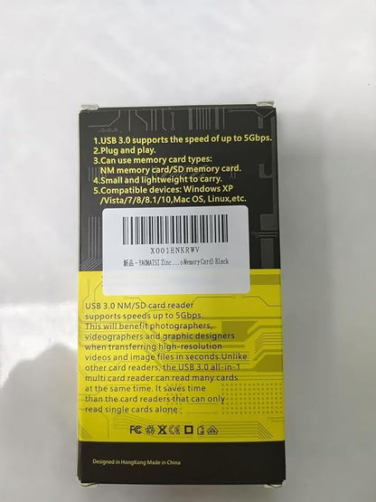 Lecteur Carte Mémoire USB 3.0 NM & SD – Adaptateur Nano Memory Huawei – Transfert Haute Vitesse
