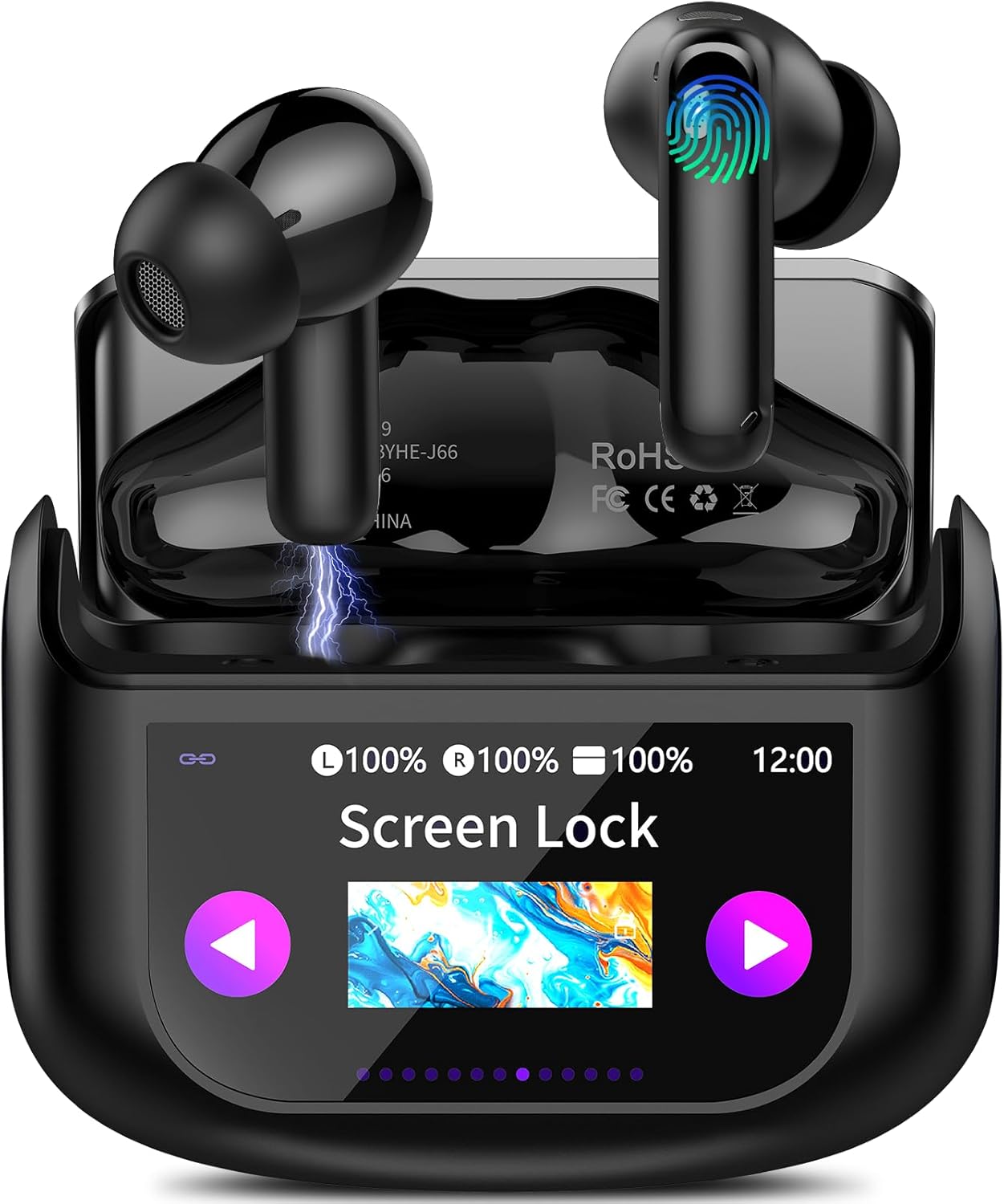 Écouteurs Traducteurs IA 164 Langues – Bluetooth 5.4, Écran LED, ANC/ENC, IPX7, Autonomie 48 h