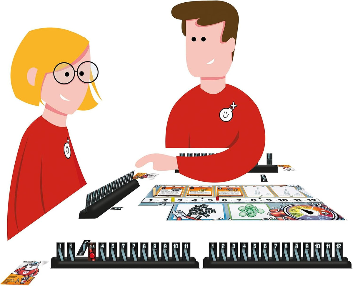 Bomb Busters – Jeu de Société Coopératif et Stratégique dès 12 Ans – 66 Missions de Désamorçage – Jeu de Réflexion et Déduction – 2 à 5 Joueurs – Version Française