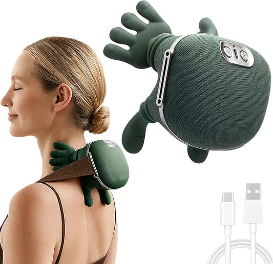 Masseur Cervical Électrique pour Cou et Épaules – Masseur Imitation Main pour Relaxation Musculaire