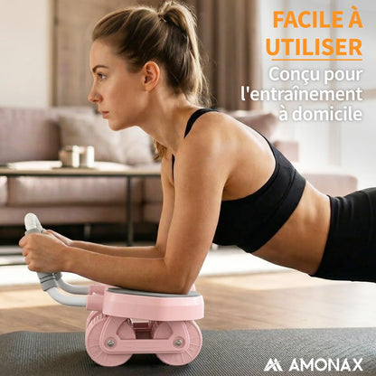 Roue Abdominale Multifonction – Support de Maintien & Poignées Ergonomiques, Musculation Abdos & Fitness à Domicile