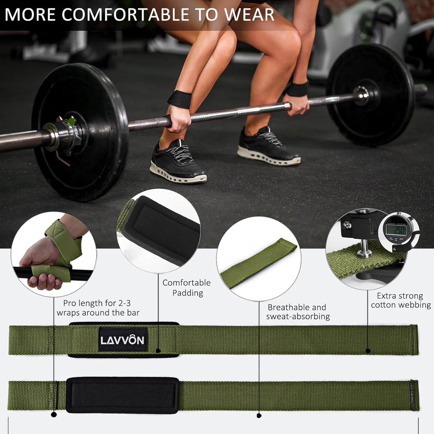Coussin de Barre Musculation Squat Hip Thrust avec Sangles de Maintien et Protège-Chevilles pour Haltérophilie