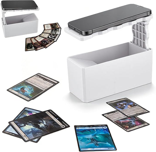 Support Scanner de Cartes TCG MTG avec Support Smartphone – Boîte de Numérisation pour Cartes à Collectionner – Compatible ManaBox